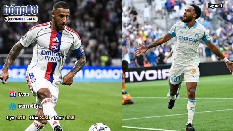 Soi kèo Bong88 Ligue 1 | Lyon - Marseille 01/09/2025